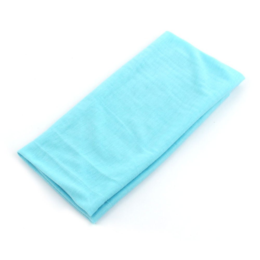 Ruilogod Spandex Outdoors Sports Elastic Scarf Neck Tube Stretchy Headband Face Blue (id: 26d c0f a2d 46c 803
