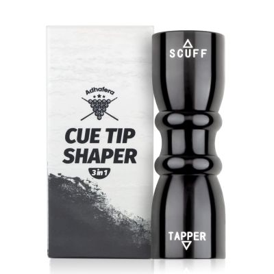 Adhafera Cue Tip Shaper, 3 in 1 of Pool Cue Tip Shaper, The Pool Cue Accessories for Effective and Rapid Repair Cue Tip