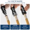 Adhafera Cue Tip Shaper, 3 in 1 of Pool Cue Tip Shaper, The Pool Cue Accessories for Effective and Rapid Repair Cue Tip view 3