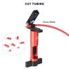CYSKY 2 in 1 Upgraded Needle Driver Insertion Tool with Hydraulic Hose Cutter for MTB Road Bike, Olive Banjo Fitting Insert Install Tool (Red) view 3