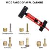 CYSKY 2 in 1 Upgraded Needle Driver Insertion Tool with Hydraulic Hose Cutter for MTB Road Bike, Olive Banjo Fitting Insert Install Tool (Red) view 4