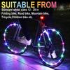 Sumree LED Bike Wheel Lights,2-Tire Pack USB Rechargeable with Batteries Included, Best Bicycle Lights - Stocking Stuffer Birthday Gift for Kids, Girls, Boys, Adults view 3