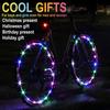 Sumree LED Bike Wheel Lights,2-Tire Pack USB Rechargeable with Batteries Included, Best Bicycle Lights - Stocking Stuffer Birthday Gift for Kids, Girls, Boys, Adults view 4