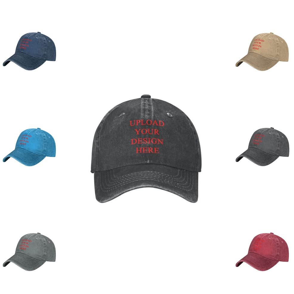 Custom Hat for Men Add Your Own Design/Photos/Text Customize Hat Personalized Baseball Cap Custom Trucker Hats for Men