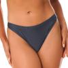 Alvivi Women's Stretch Nylon Underwear Solid Color Rave Bottoms Thongs Underpants Grey Large view 1