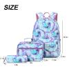 ZHIERNA School Backpack 3PCs Set With Lunch Bag, Tie Dye Bookbags with Pen Case For Teen Girls Kindergarten Elementary(Green) view 2