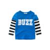 Boys Casual Long Sleeve Crew Neck Cotton Dinosaur Printed Tops T-Shirts 3 Packs Set 1-7T view 3
