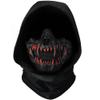 Guayma Airsoft Half Face Skull Masks Tactical Face Protection Mesh Mask for Halloween Cosplay Paintball CS Games,Suit view 1