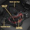 Guayma Airsoft Half Face Skull Masks Tactical Face Protection Mesh Mask for Halloween Cosplay Paintball CS Games,Suit view 3