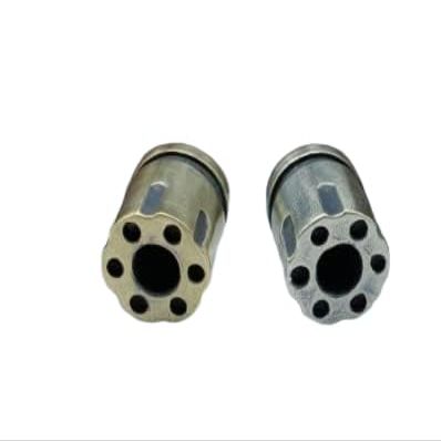 2pcs Bullet Casing Silver & Yellow EDC Out Brass Knife Beads Umbrella Rope Cord Outdoor Knife Pendant Paracord Lanyard Bead