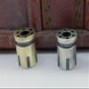 2pcs Bullet Casing Silver & Yellow EDC Out Brass Knife Beads Umbrella Rope Cord Outdoor Knife Pendant Paracord Lanyard Bead view 3