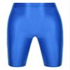 Jhaoyu Men Glossy Compression Shorts Gym Shorts Running Yoga Swimming Cycling Short Pants Workout Leggings Blue Large view 3