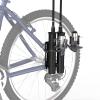 Fishing Rod Holder, Secures Fishing Pole to Bicycle,2 Tubes Rod Holder, Holds 2 Rods, Easy to Mount, Rod Rack for Bicycle Fishing view 1