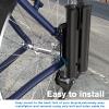 Fishing Rod Holder, Secures Fishing Pole to Bicycle,2 Tubes Rod Holder, Holds 2 Rods, Easy to Mount, Rod Rack for Bicycle Fishing view 3