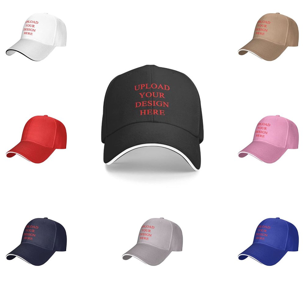 Custom Hat for Men Add Your Own Design/Photos/Text Customize Hat Personalized Baseball Cap Custom Trucker Hats for Men