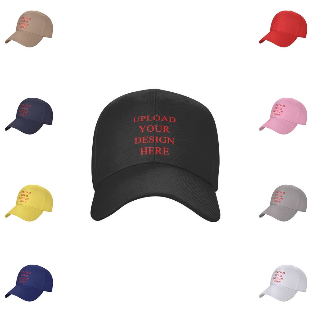 Custom Hat for Men Add Your Own Design/Photos/Text Customize Hat Personalized Baseball Cap Custom Trucker Hats for Men