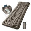 MEETPEAK Camping Pad, Foot Press Inflatable Sleeping Pad Extra Thick Lightweight Camping Sleeping Mat Ultralight Compact Waterproof Air Mattress for Outdoor Hiking Hammock Backpacking Sleeping Bag view 1