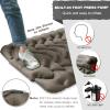MEETPEAK Camping Pad, Foot Press Inflatable Sleeping Pad Extra Thick Lightweight Camping Sleeping Mat Ultralight Compact Waterproof Air Mattress for Outdoor Hiking Hammock Backpacking Sleeping Bag view 3