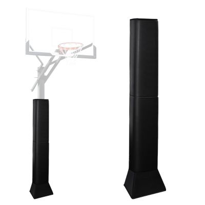 VANCL Heavy-Duty Pole Padding Outdoor Waterproof Durable Basketball Base Pads Square UV-Resistant Pole Padding for Square Pole for Protection Black(Fit 6x6 Inch Pole&Base-5 Feet High)