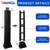 VANCL Heavy-Duty Pole Padding Outdoor Waterproof Durable Basketball Base Pads Square UV-Resistant Pole Padding for Square Pole for Protection Black(Fit 6x6 Inch Pole&Base-5 Feet High) view 2