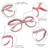 COASION Blue Light Blocking Oversized Glasses Stylish Fake Eyeglasses for Women Round Frame with Clear Lens Eyewear (Pink - Diamond) view 3