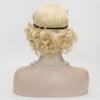 20s Finger Wave Wig - Women's Blonde Flapper Vintage Short Curly Wig + Accessories view 4