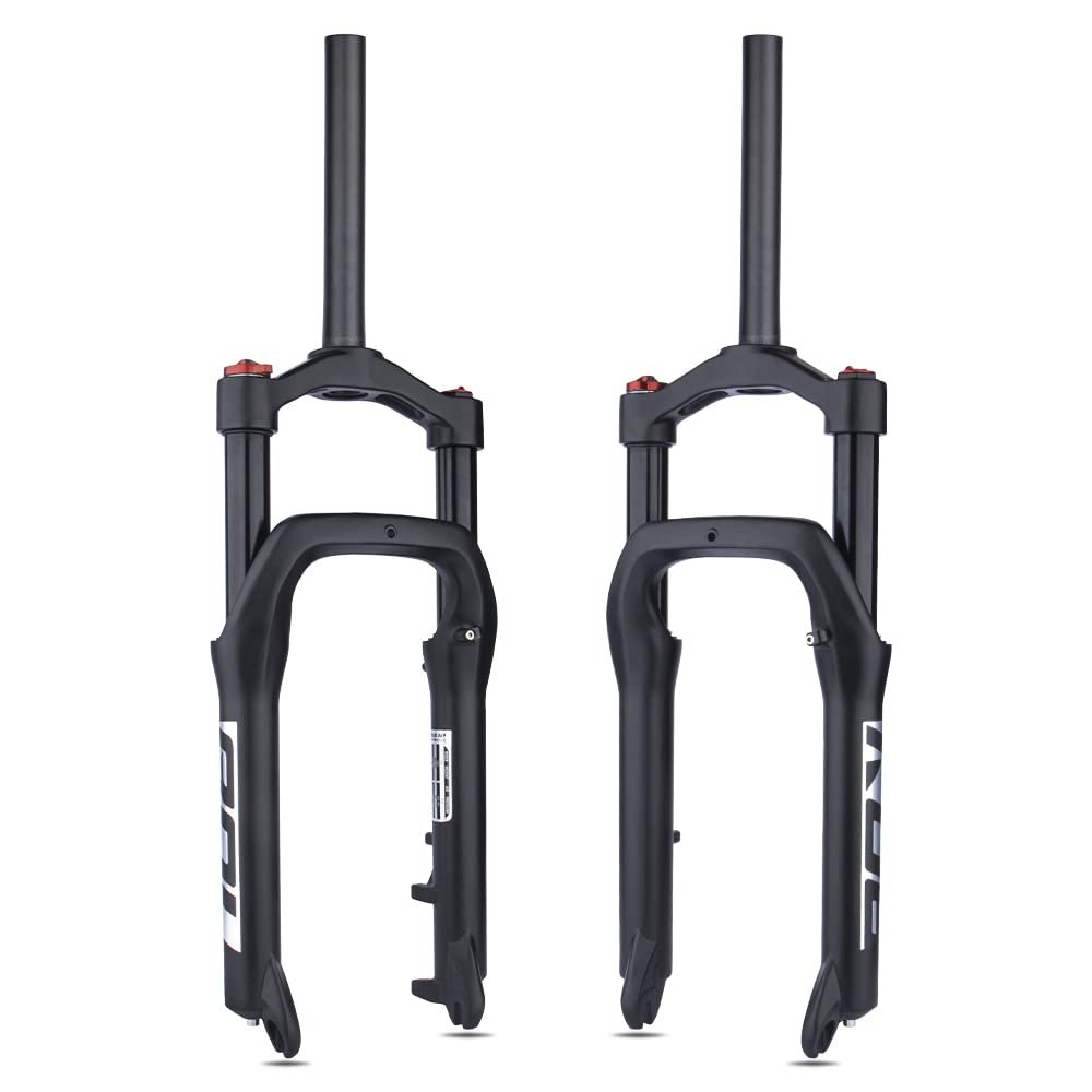 BOLANY Snow Beach Bike Suspension Fork 20 inch 4.0 Tire Fat Bicycle Air Front Fork Travel 120mm