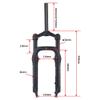 BOLANY Snow Beach Bike Suspension Fork 20 inch 4.0 Tire Fat Bicycle Air Front Fork Travel 120mm view 2