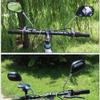 Bikes Mirrors for Handlebars, 2 Pcs 360 Adjust Rotatable Bikes Mirror, Wide Angle Safe Shockproof Bikes Mirrors Road, Bikes Handlebar Rearview Mirror for Mountain Road Adult Bikes, Ebike view 2
