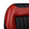XGEAR Deluxe Low Back Boat Seat, Fold-Down Fishing Boat Seat (Black/Red, 2 Seats) view 4