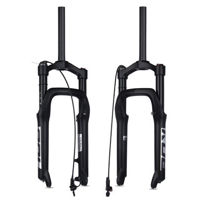 BOLANY Snow Beach Bike Suspension Fork 20 inch 4.0 Tire Fat Bicycle Air Front Fork Travel 120mm