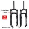 BOLANY Snow Beach Bike Suspension Fork 20 inch 4.0 Tire Fat Bicycle Air Front Fork Travel 120mm view 4