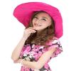 Women's Anti-UV Sun Protective Wide Brim Reversible Sun Hat Floppy Fold Beach Hat Cap UPF 50 Pink view 2