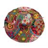 Women's Anti-UV Sun Protective Wide Brim Reversible Sun Hat Floppy Fold Beach Hat Cap UPF 50 Pink view 4