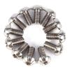 Pilipane Colorful/Silver/Black tita nium Alloy Bikes Rotor Screw for Road Bikes Mountain Bike(M5x10 Silver), 12 Pcs Bikes Disc Brake Bolts, 12 Pcs Bikes Disc Brake Bolts, Colorful/Silver/Bike Bolts view 2