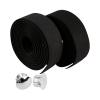 Soft Bikes Bar Tape Handle Wrap with 2 Bar Plugs for Touring Cycling and Road Racing 2PCS Per Set(Black), Bikes Handlebar Tape Bandage, Bikes Handlebar Tape Bandage, Soft Bikes Bar TapeBicycle view 1