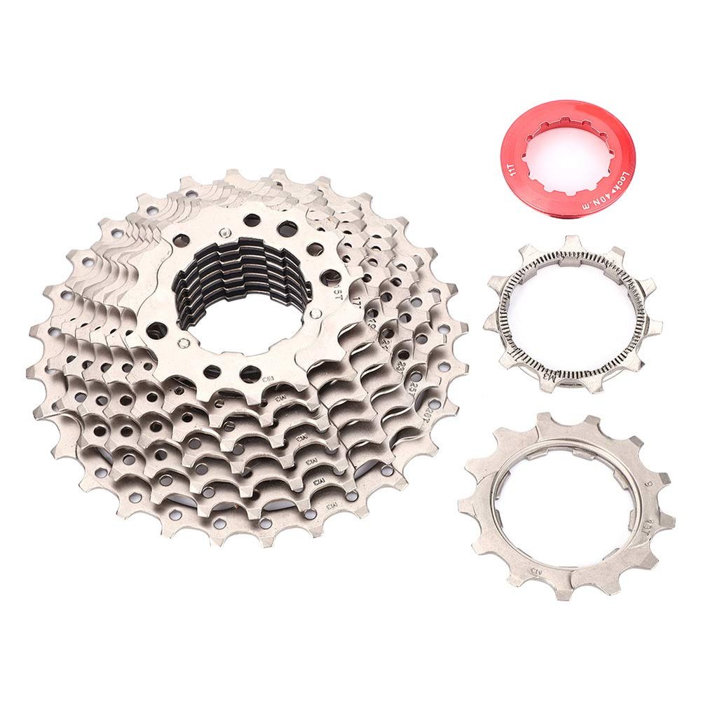 9 Speed Bike Steel Freewheel,Road Bike Freewheel,11-28T Bicycle Replacement Accessory,Bicycle Multiple Freewheel,Bike Sprocket, Road Bike Freewheel,9 Speed Bike Steel Freewheel,1freewheel Bike ca
