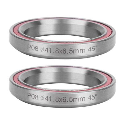 Pilipane Heavy Duty Steel Mountain Bikes Bike Double Sealed Bearing Headset Bushings Repair Parts Accessory, 2PCS 41 8MM Bikes Bearing, 2PCS 41 8MM Bikes Bearing, Heavy Duty Steel MounBicycle Bearin