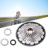 Chromium-molybdenum Steel 32/36/42/46T Road Bike Freewheel Cassette Sprocket Bicycle Replacement Accesso (12-Silver),9/10/11/12 Speed Bike Cassette, 9/10/11/12 Speed Bike Cassette, Chromium-moly view 2