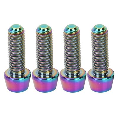 Pilipane tita nium Alloy M5 by 18mm Bolts Screw with Washers Set for Bikes Stem(4pcs), Bikes Stem Bolts, Bikes Stem Bolts, tita nium Alloy M5 by 18mm? BoBike Brake Screws Brake Lever Screws M