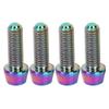 Pilipane tita nium Alloy M5 by 18mm Bolts Screw with Washers Set for Bikes Stem(4pcs), Bikes Stem Bolts, Bikes Stem Bolts, tita nium Alloy M5 by 18mm? BoBike Brake Screws Brake Lever Screws M view 1