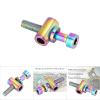Bike Bolt,M5X30/35/40Mm Titanium Bolts,For Bike Bicycle Seatpost Screw Seatpost Fixed Bolt Round Head Screw For Bicycle Seat Tube(M5x35-Symphony), M5X30/35/40Mm Titanium Bolts,Bike Bolt,For Bike view 4