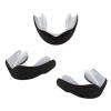 3 Pack Kids Youth Mouth Guard Football Sports Braces Mouthguards for Mouthpiece Boys Teeth for MMA Boxing Rugby Kickboxing Taekwondo Softball Lacrosse to Braces EVA (Black) view 1