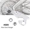 for Mountain Road Bike Bicycle(silver)(009),12pcs T25 Titanium Alloy Bike Torx Head Bolts Screws Fastener For Bike Bicycle(1.6 * 2.4in), 12pcs T25 Titanium Alloy Bike Torx Head Bolts Screrear ge view 2