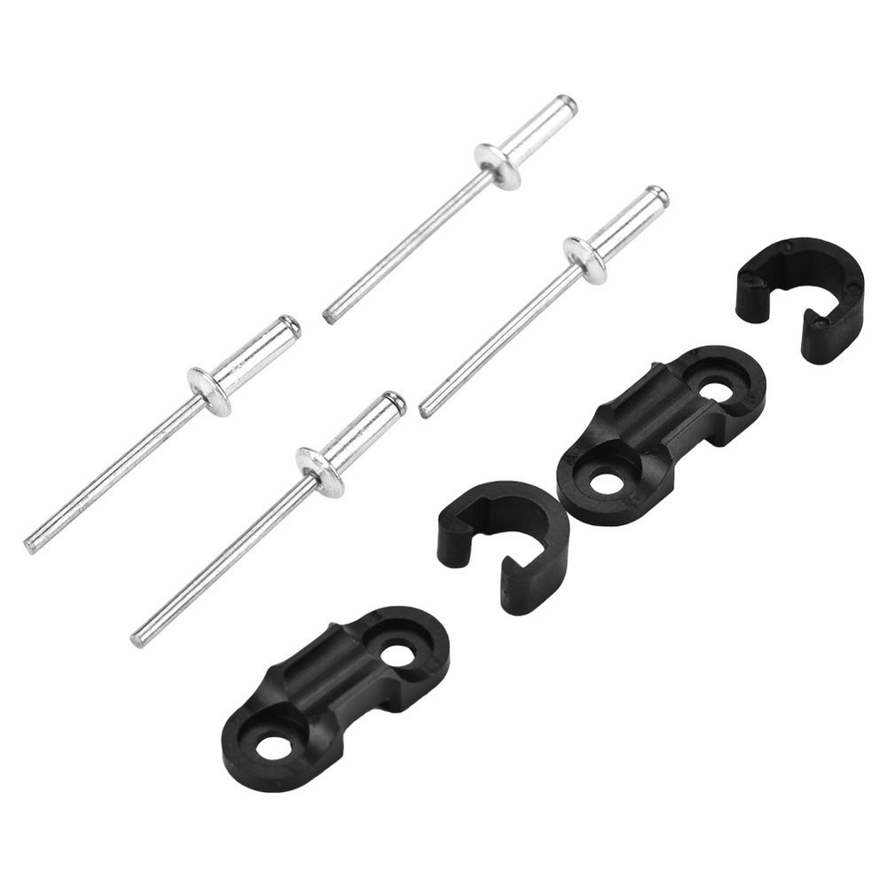 2 pcs Ultra Light Bike Brake Shift Cable Base Buckle Clip Accessory,Aluminium Alloy Bike Cable Clip, Bike Cable Holde, Aluminium Alloy Bike Cable Clip, 2 pcs Ultra LightBike Cable Clip Bike Cabl