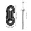 2 pcs Ultra Light Bike Brake Shift Cable Base Buckle Clip Accessory,Aluminium Alloy Bike Cable Clip, Bike Cable Holde, Aluminium Alloy Bike Cable Clip, 2 pcs Ultra LightBike Cable Clip Bike Cabl view 2