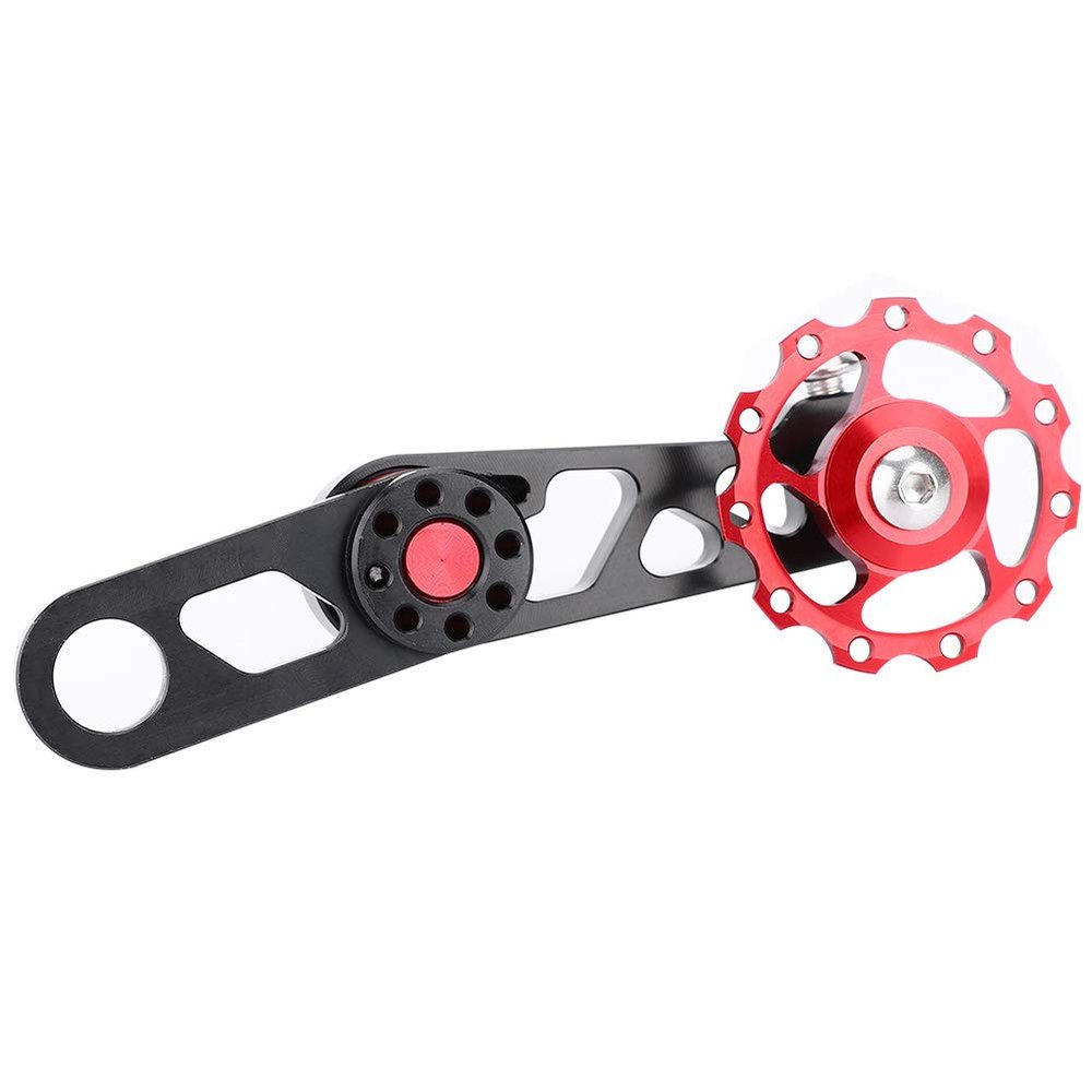Single Speeded Bike Adjuster,Bicycle Tensioner,Folding Bike Chain Stabilizer, Rear Derailleur Chains Guide,for Road Racing Bike, Bicycle, Bicycle Tensioner,Single Speeded Bike Adjuster,FolSingle