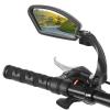 bikes Mirror , bikes Cycling Rear View Safe Mirrors , Rotatable and adjust Wide Angle HD Safe Glass Rear View Shockproof Side Flat Mirror Universal For bikes Bicycle(Left) view 1