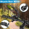 bikes Mirror , bikes Cycling Rear View Safe Mirrors , Rotatable and adjust Wide Angle HD Safe Glass Rear View Shockproof Side Flat Mirror Universal For bikes Bicycle(Left) view 4