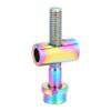 Bike Bolt,M5X30/35/40Mm Titanium Bolts,For Bike Bicycle Seatpost Screw Seatpost Fixed Bolt Round Head Screw For Bicycle Seat Tube(M5x40-Symphony), M5X30/35/40Mm Titanium Bolts,Bike Bolt,For Bike view 1